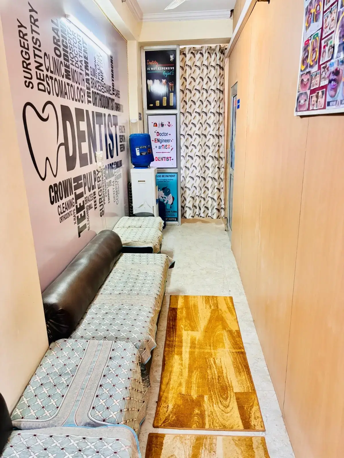 Comfortable dental treatment room at Riya Smile Care Delhi