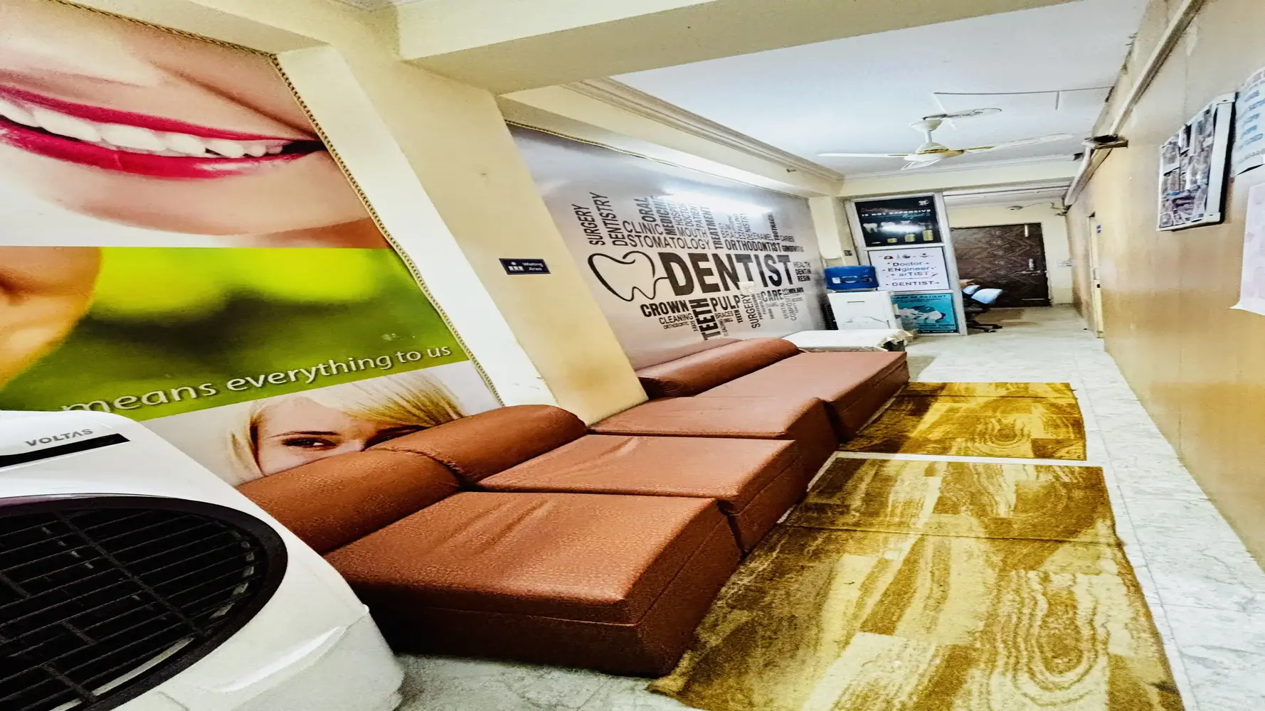 Dental treatment room at Riya Smile Care Centre Uttam Nagar