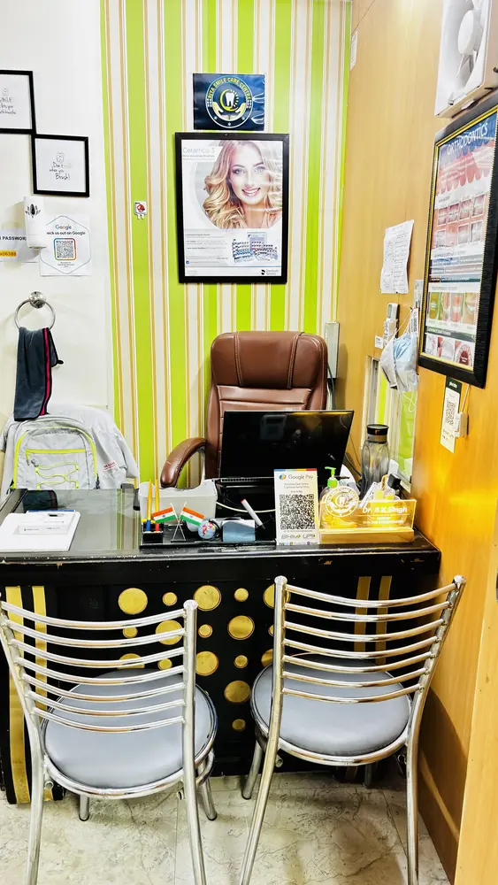 Advanced dental chair and setup at Riya Smile Care Centre