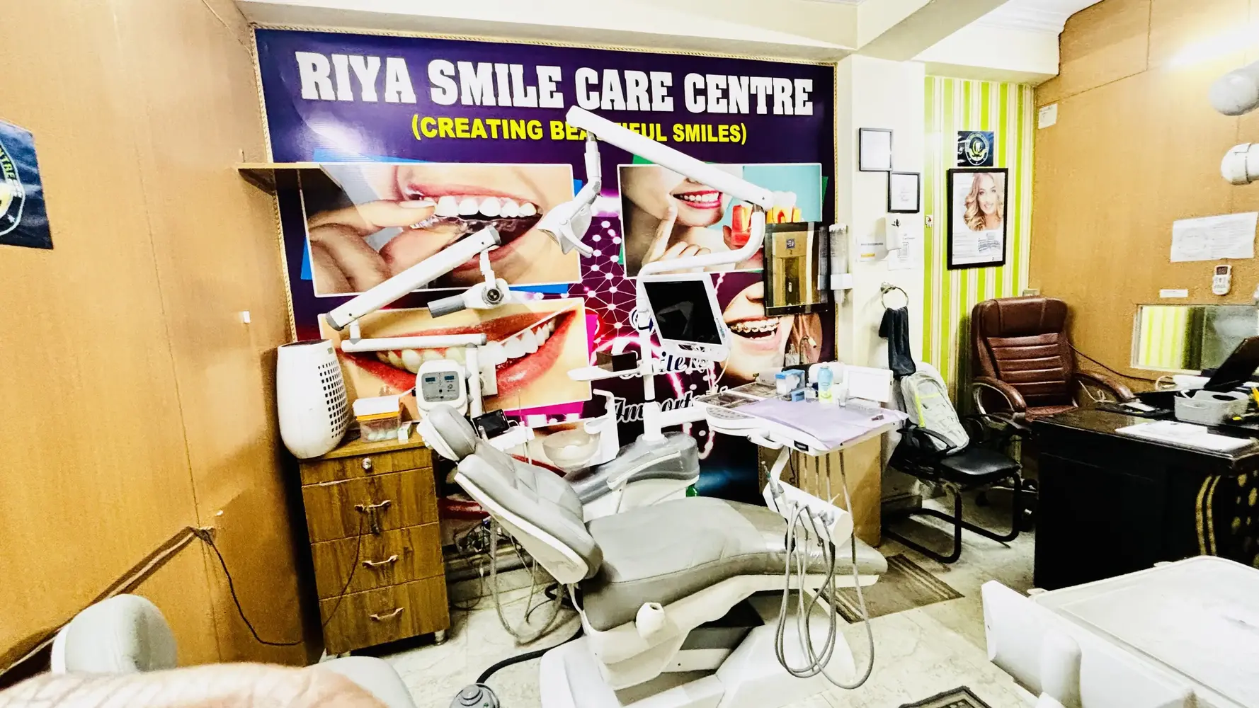 High hygiene dental clinic environment at Riya Smile Care